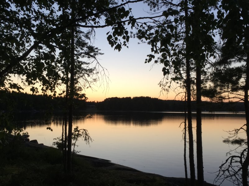 Lake Näsijärvi after sunset Lake Näsijärvi after sunset