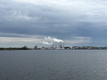 Limfjorden and Aalborg industrial area
