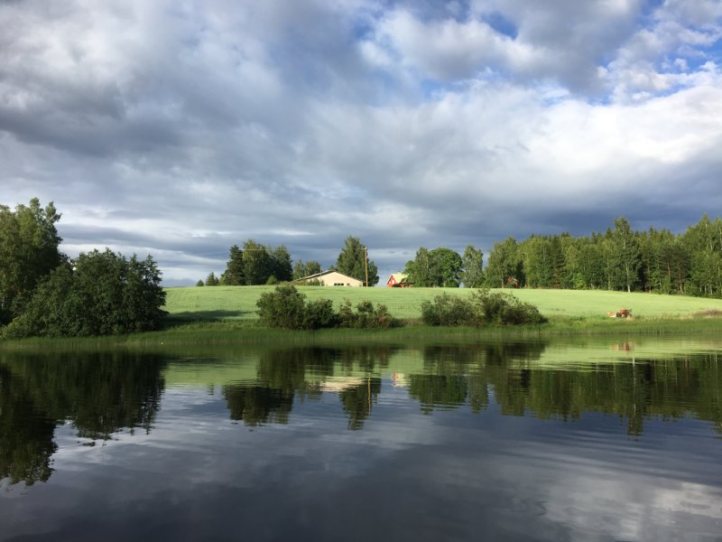 Mustalahti bay, Virrat, Lake Näsijärvi Mustalahti bay, Virrat, Lake Näsijärvi