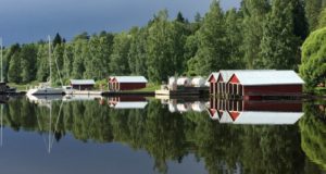 Virrat boat sheds before storm
