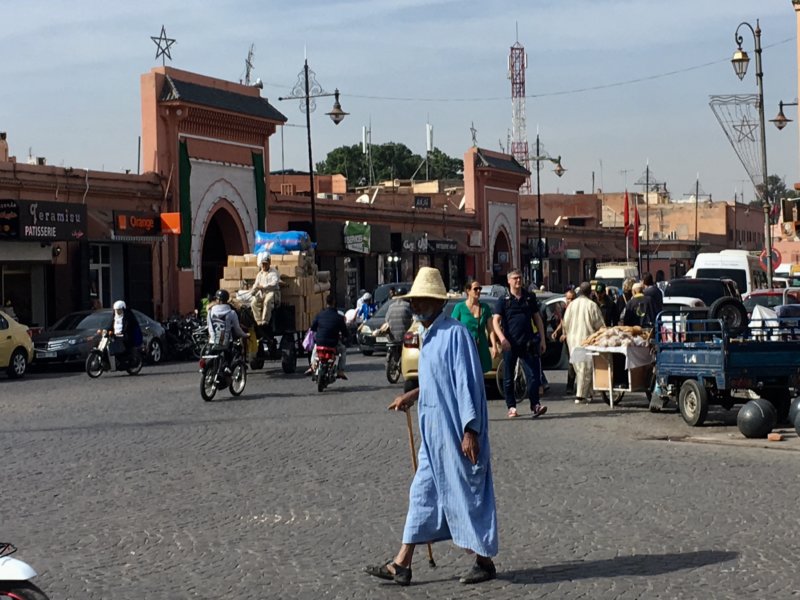 Marrakech Medina street life Marrakech Medina street life