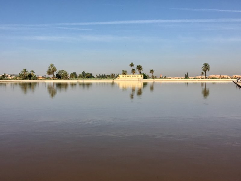 Marrakech, Menara Gardens Menara Gardens water reservoir