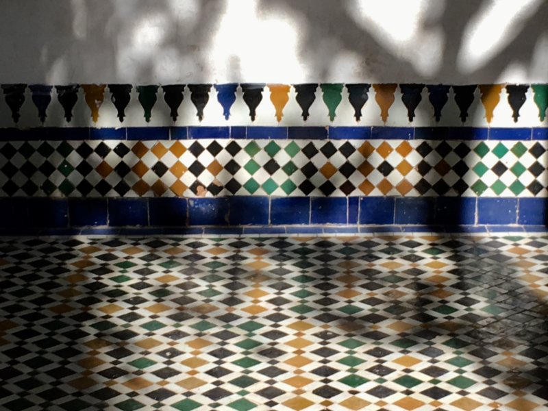 Palais Bahia tiles Palais Bahia tiles