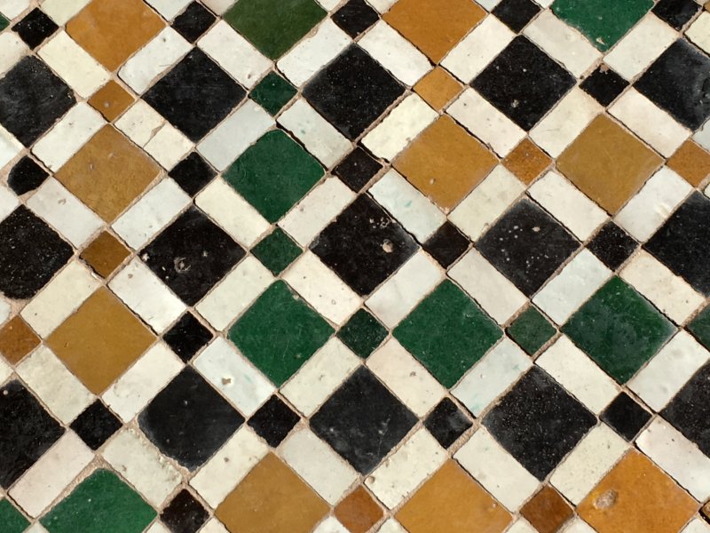 Palais Bahia tiles Palais Bahia tiles