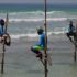 Ahangama stilt fishers, Sri Lanka