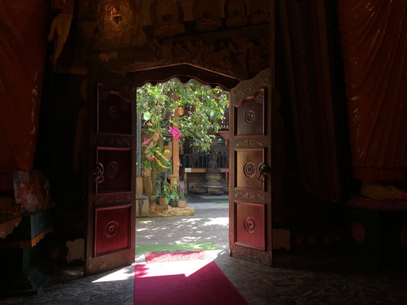 Gangaramaya Temple door, Colombo Gangaramaya Temple door, Colombo
