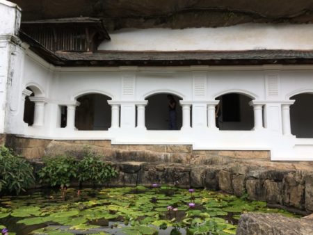 Dambulla Cave Temples Dambulla Cave Temple and lotus pool