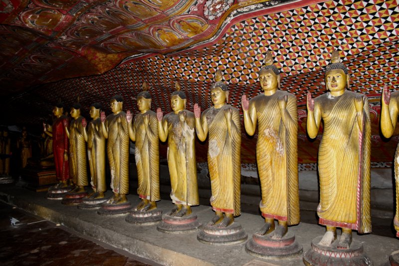 Dambulla Cave Temples Dambulla Cave Temple Buddhas