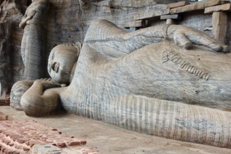 Polonnaruwa Gal Vihara Buddha Gal Vihara reclining Buddha
