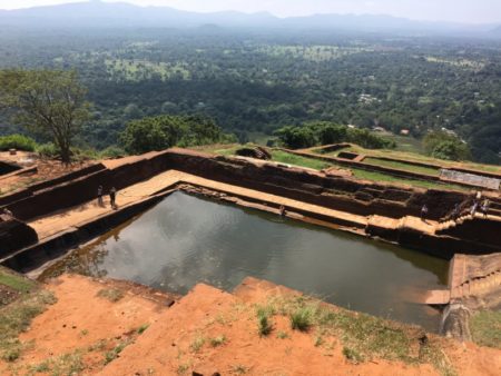 Pool on Sigiriya Rock