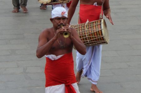 Temple musicians