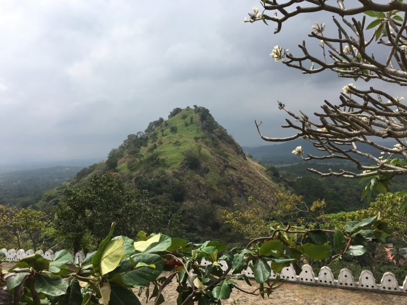 Dambulla Cave Temples view View from Dambulla Cave Temples