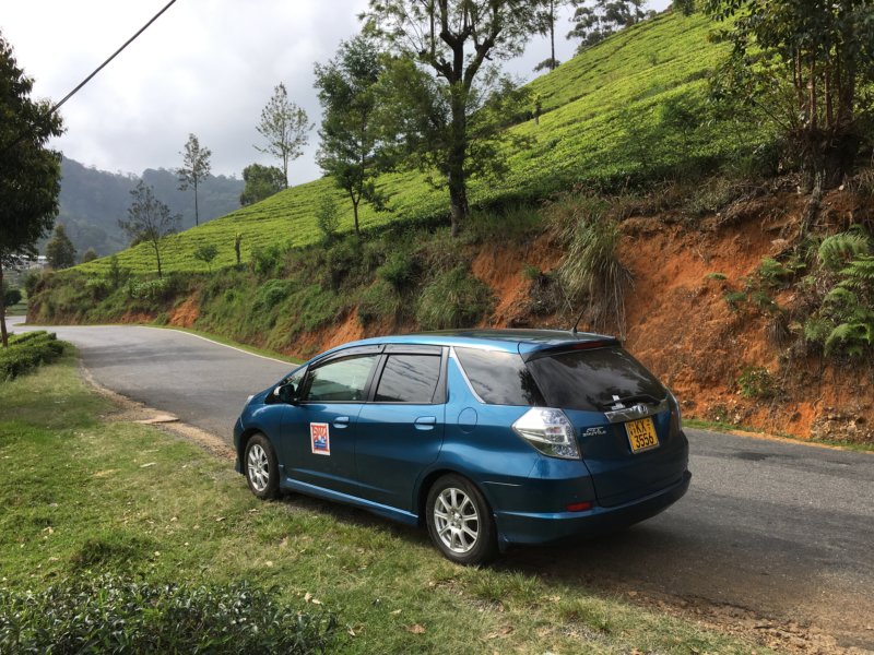 Driving through Sri Lanka's tea country Driving through Sri Lanka's tea country