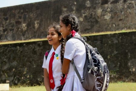 Galle school girls Sri Lanka