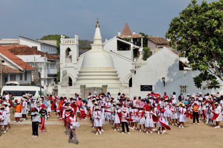Galle school group Sri Lanka