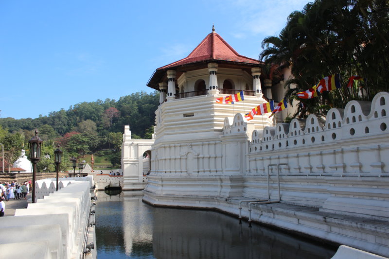 Kandy's temple area Kandy's temple area