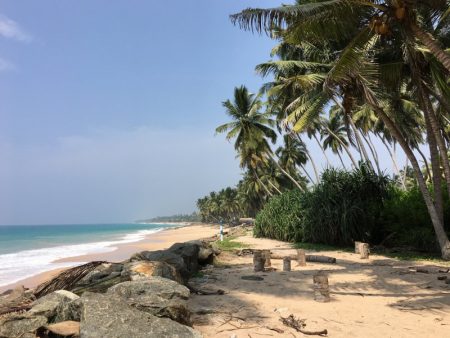 Sri Lanka's South Coast beach after tsunami