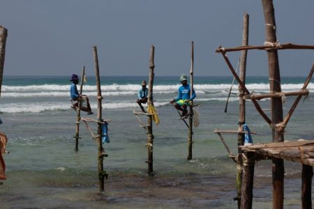 Sri Lanka's South Coast stilt fishermen