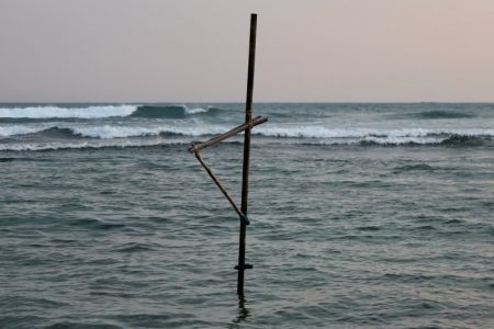 Stilt-fishing pole Sri Lanka