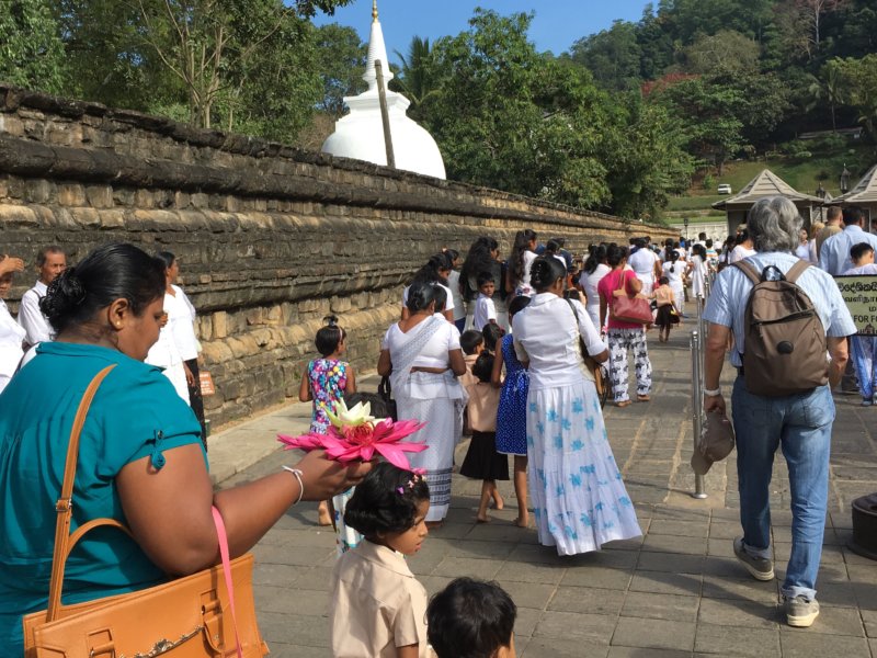 Going to ceremony, Temple of the Tooth Going to ceremony, Temple of the Tooth