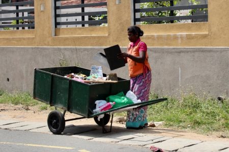 Woman at work, Sri Lanka's South Coast