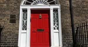 Dreaming about travel: a Dublin door