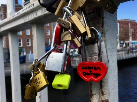 Ha'penny bridge locks