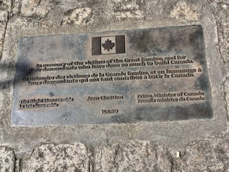 The Great Famine memorial, Dublin