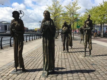 The Great Famine memorial, Dublin