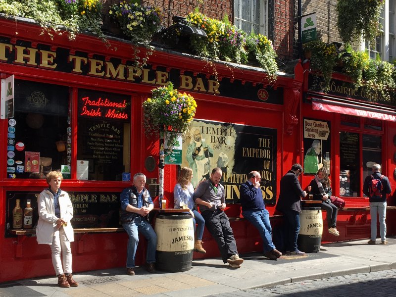 The Temple Bar, self-guided Dublin walking tour The Temple Bar, self-guided Dublin walking tour