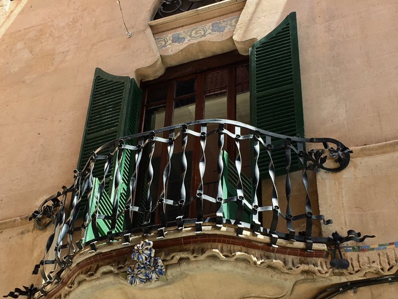 Can Forteza Rey wrought iron balcony Balcony in Palma de Mallorca