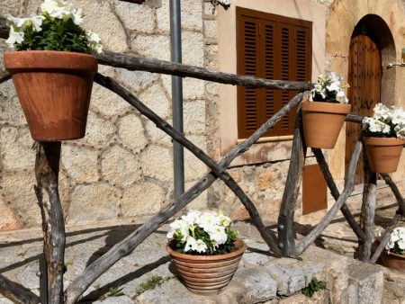 Flower pots in Valldemossa, Mallorca