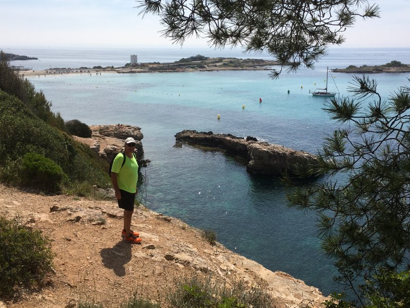 The lovely island of Mallorca: Coastal cliffs of Portals Nous The lovely island of Mallorca: Coastal cliffs of Portals Nous