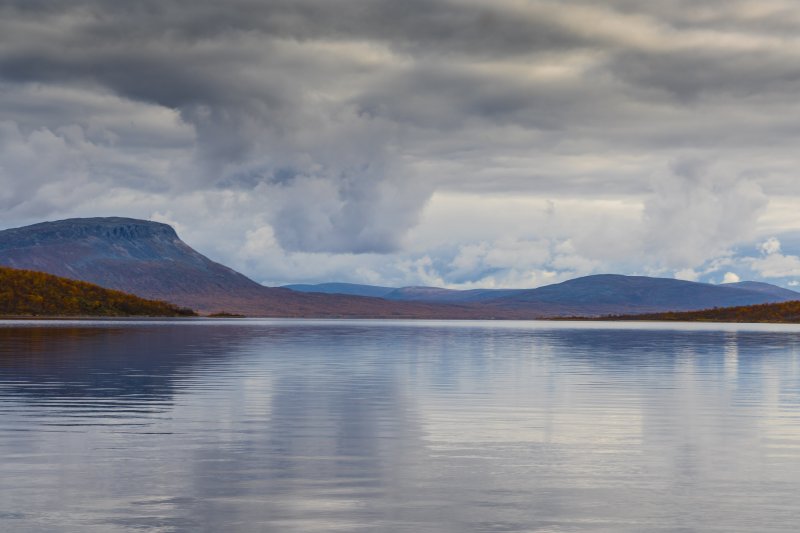 Lake Kilpisjärvi backed by Saana fell Lake Kilpisjärvi backed by Saana fell