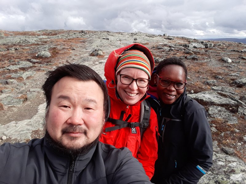 Public health students and teacher on the top Public health students and teacher on the top