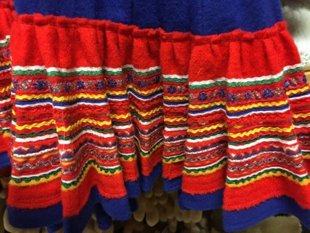 Fine details of a Sami dress Fine details of a Sami dress