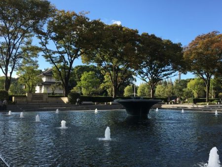 Fountain in Marunouchi, Tokyo