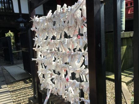 Kiyomizu Hall prayer ribbons