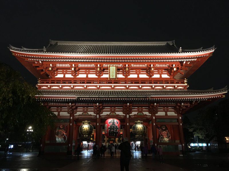 The main hall of Senso-Ji Temple Senso-Ji Temple Main Hall
