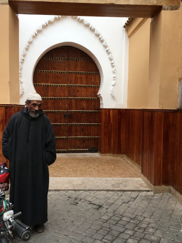 A man in the old town of Marrakech