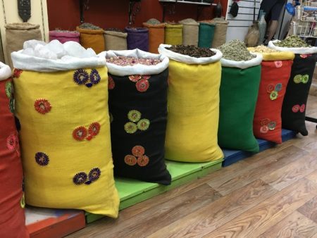 Herbs and spices in Marrakech souks