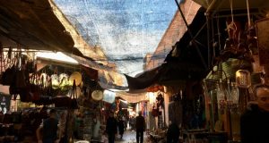 Lazy afternoon in the souks of Marrakech