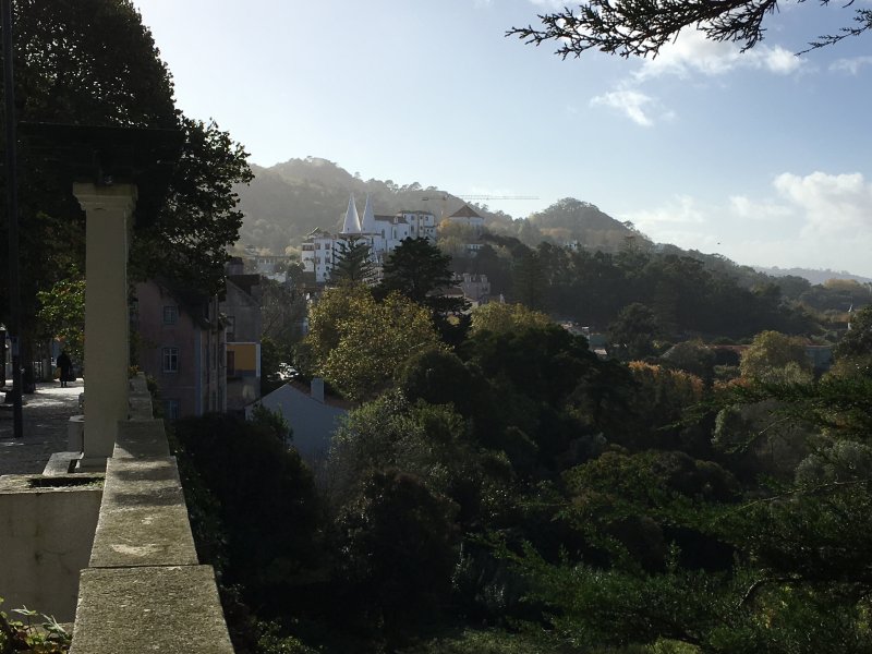 Palaces of Sintra by bus: National Palace in the Old Town of Sintra Palaces of Sintra by bus: National Palace in the Old Town of Sintra