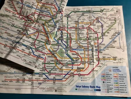 Tokyo subway map