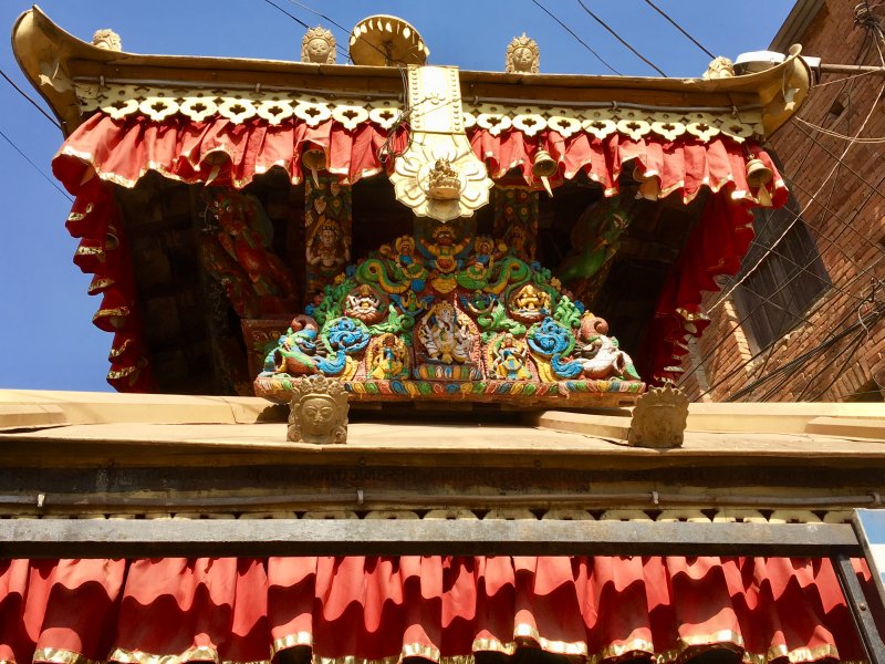 Temple decoration Bhaktapur temple