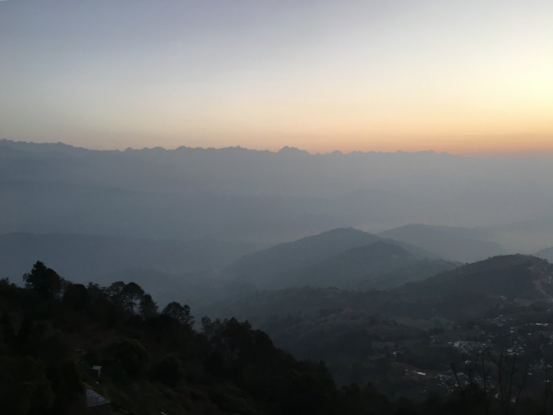 Travel in Nepal: waiting for the Himalaya sunrise Travel in Nepal: waiting for the Himalaya sunrise