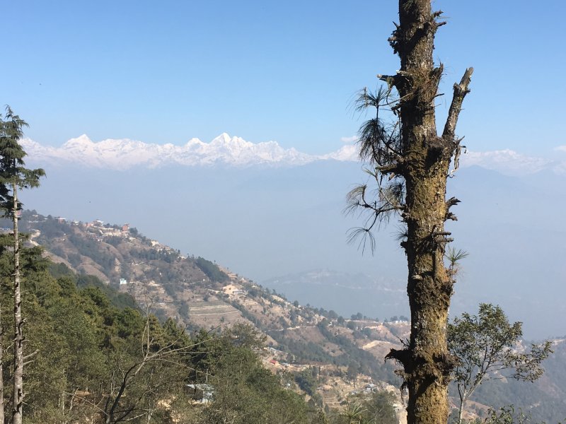 Nagarkot Village and the world's highest mountains Nagarkot Village and the world's highest mountains