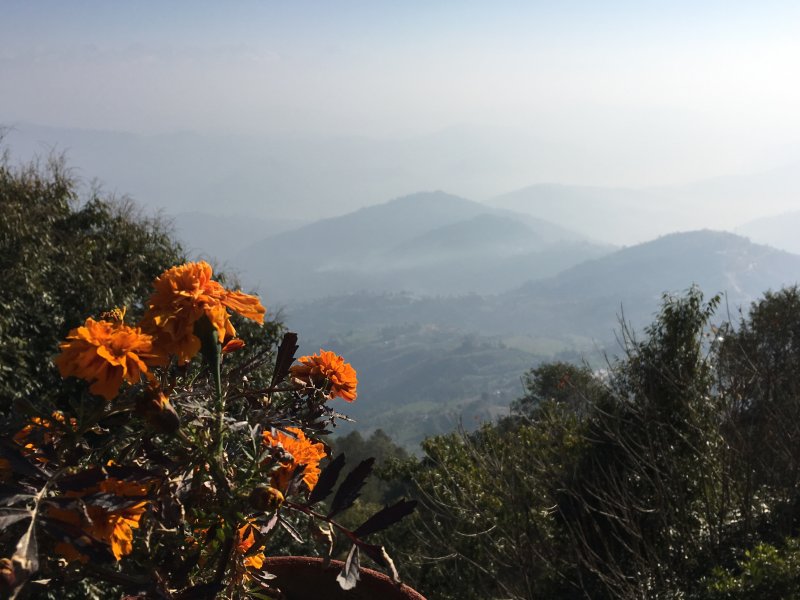 Clean mountain air of Nagarkot Nagarkot morning view