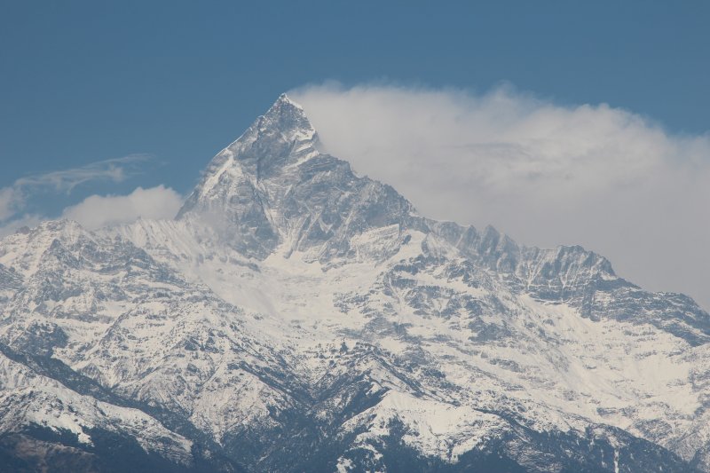 Fishtail, Annapurnas, seen from Sarangkot Fishtail, Annapurnas, seen from Sarangkot