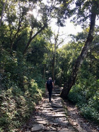 Hiking to World Peace Pagoda